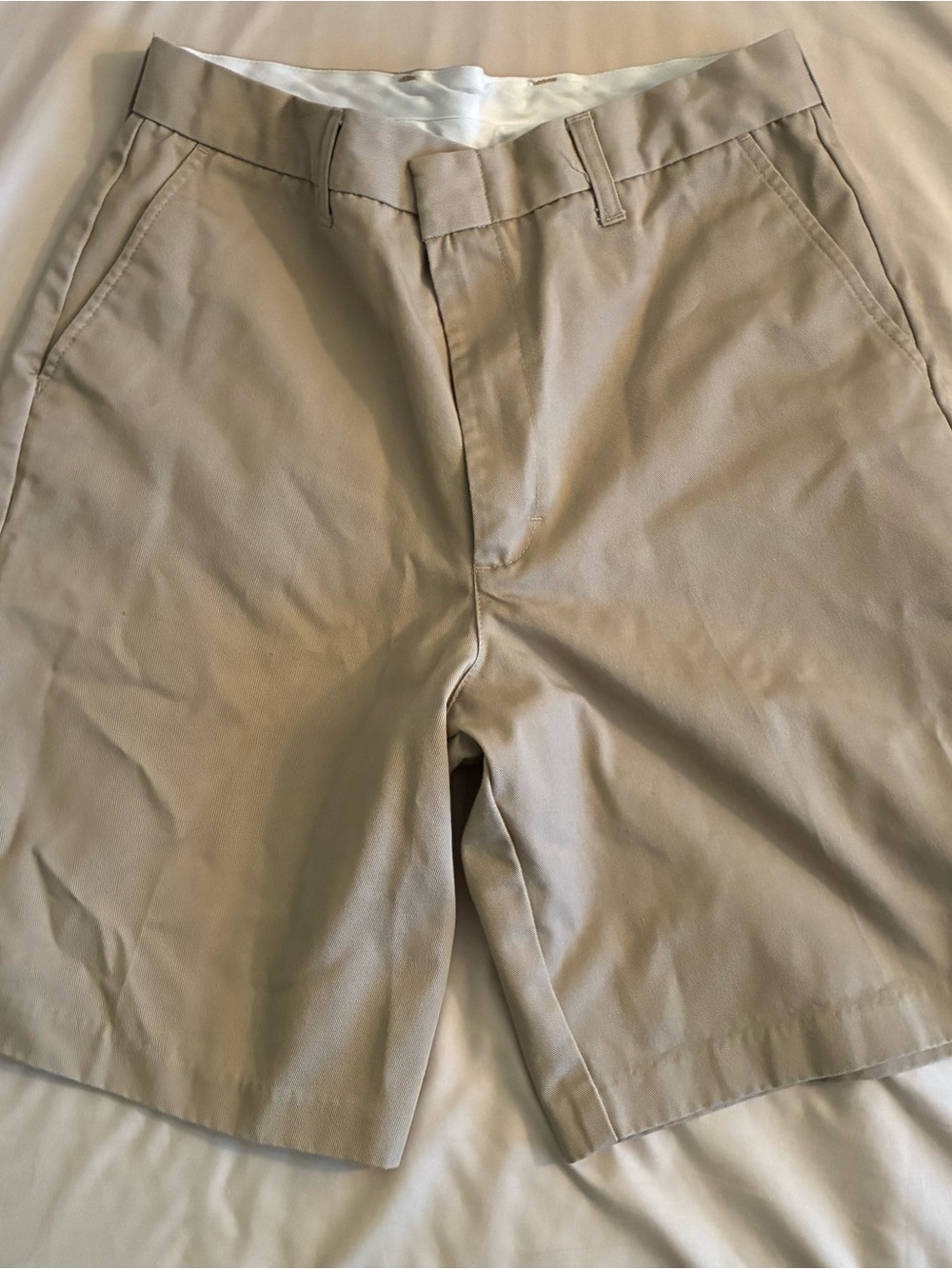 Men's Uniform Tan Cargo Shorts